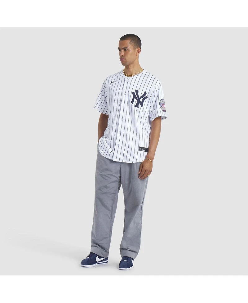 Nike Men's Cc Sabathia White New York Yankees 2025 Baseball Hall of Fame Name & Number Retired Replica Jersey