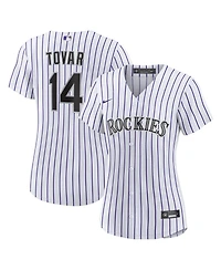 Nike Women's Ezequiel Tovar White Colorado Rockies Home Replica Jersey