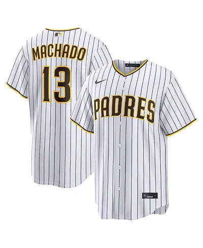 Nike Men's Manny Machado White San Diego Padres Home Replica Player Jersey