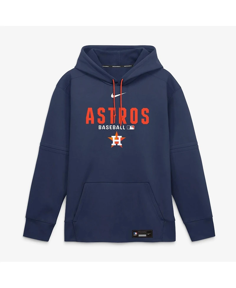 Nike Men's Navy Houston Astros Authentic Collection Therma-fit Hoodie