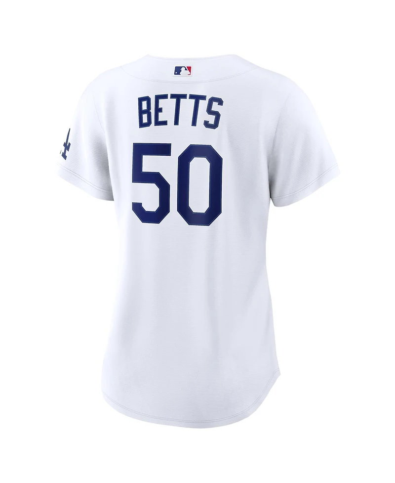Nike Women's Mookie Betts White Los Angeles Dodgers Home Stadium Jersey