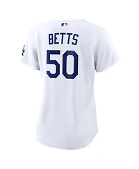 Nike Women's Mookie Betts White Los Angeles Dodgers Home Stadium Jersey