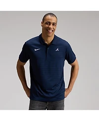Nike Men's Atlanta Braves Authentic Collection Striped Victory Dri-fit Polo Shirt