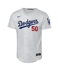 Nike Big Boys and Girls Mookie Betts White Los Angeles Dodgers Home Stadium Jersey