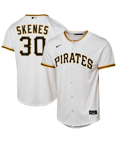 Nike Big Boys and Girls Paul Skenes White Pittsburgh Pirates Home Replica Player Jersey