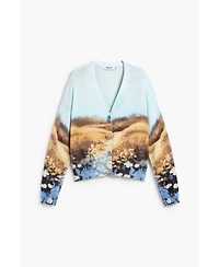 Desigual Women's Landscape Cardigan Sweater