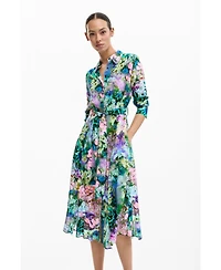 Desigual Women's Shirt Dress Garden