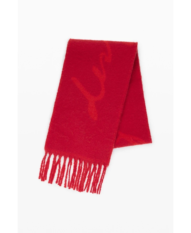 Desigual Women's Scarf With Fringes