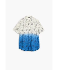 Desigual Men's Embroidered ombre shirt