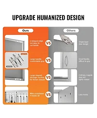 Sugift Double Stainless Steel Bbq Access Door 39W x 26H in for Bbq Island Grilling