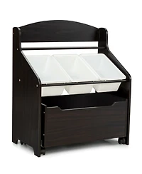 Gouun Kids Toy Storage Unit Organizer with Rolling Toy Box and Removable Plastic Bins