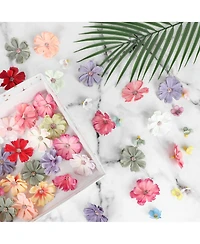 Gnuadz Mini Faux Peony Flower Heads Artificial Floral Craft Decor