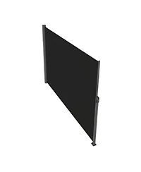 Sugift Retractable Side Awning 71in x 118in Outdoor Privacy Screen