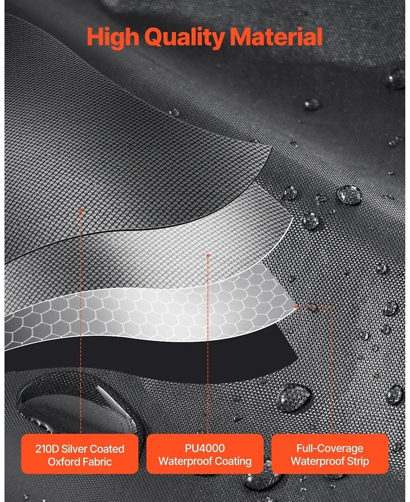 Sugift Waterproof 4-5 Bike Storage Tent with High Strength Fiberglass Frame for Outdoors