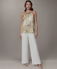 Donna Karan New York Women's Sleeveless Halter Neck Top