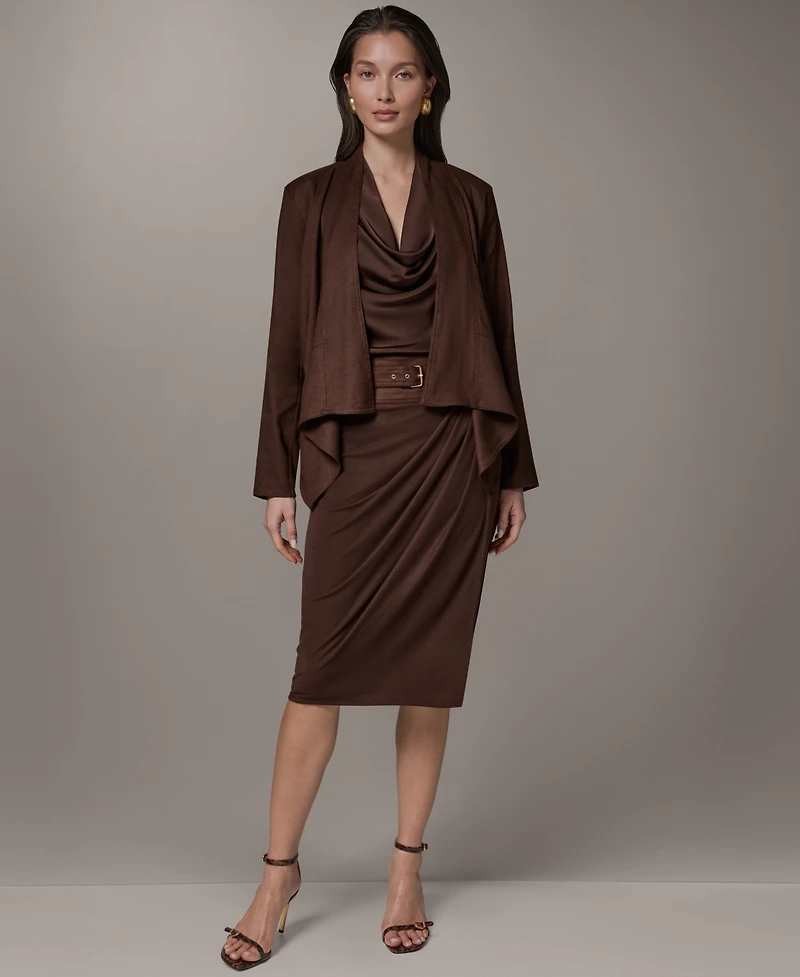 Donna Karan New York Women's Drape Front Jacket