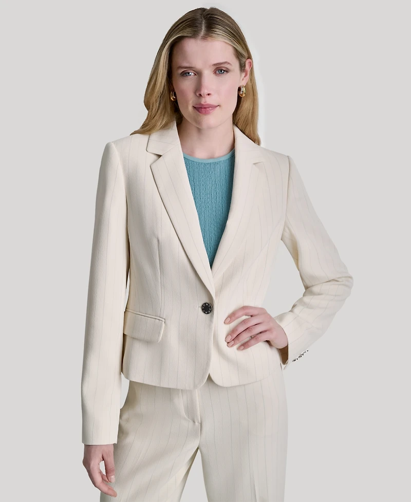 Dkny Women's Long-Sleeve Cropped Blazer