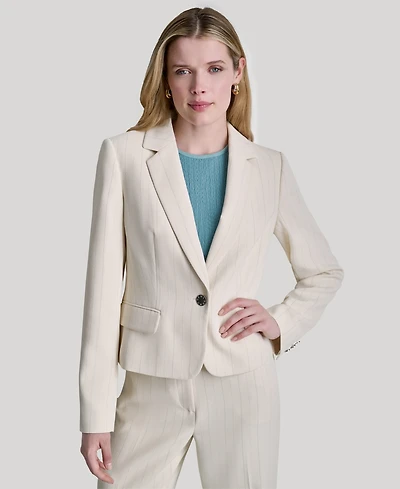 Dkny Women's Long-Sleeve Cropped Blazer