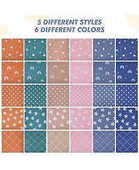 Aronkl 30 Pack Dog Bandanas Bulk Plaid Adjustable Washable Scarf Triangle Pet Costume Outfit For Small Medium Large Dogs Cats