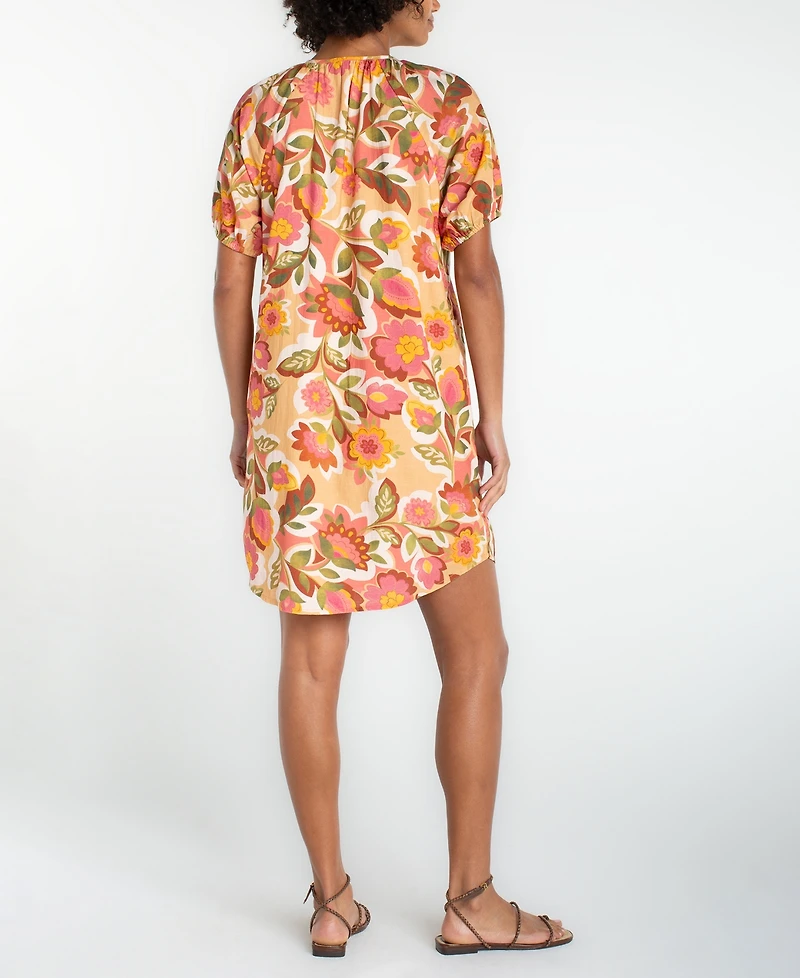 Liverpool Los Angeles Women's Floral Pattern Mini Dress