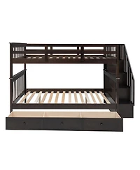 Streamdale Furniture Full Bunk Bed Drawer and Storage