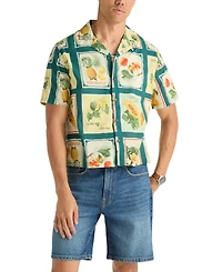 Nautica Men's Short-Sleeve Camp Collar Shirt