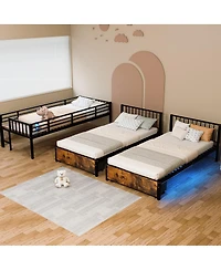 Streamdale Furniture Metal Triple Bunk Bed