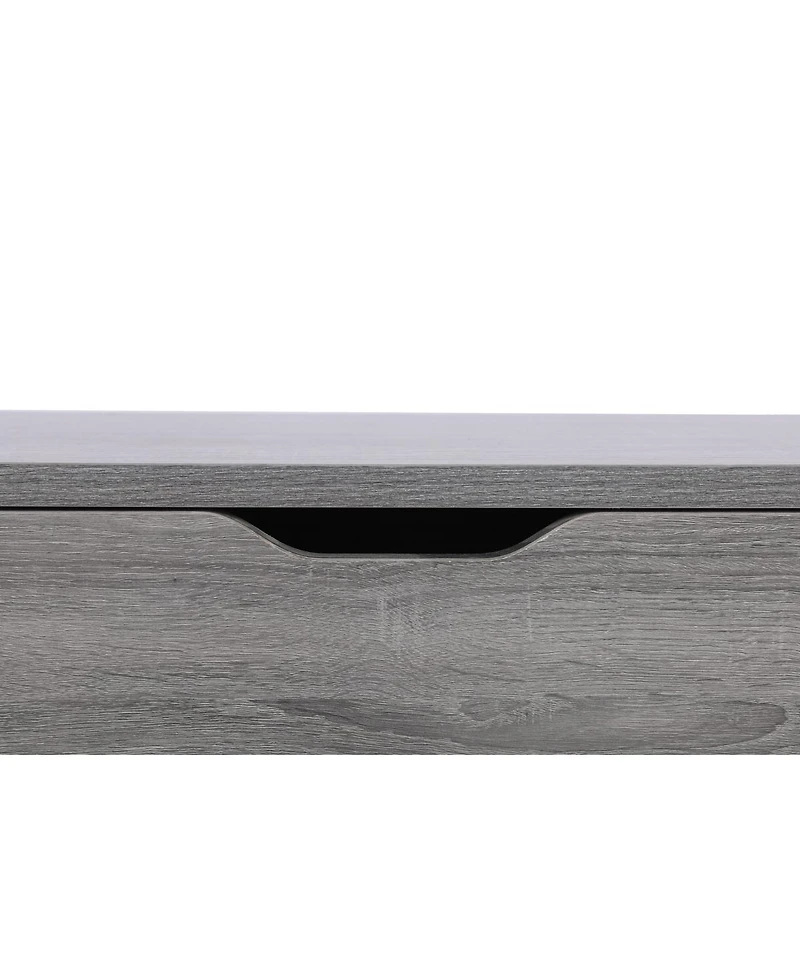 Streamdale Furniture 5-Drawer Dresser with Wheels - Modern Storage Cabinet