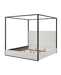 Streamdale Furniture Luxury Metal Canopy Bed, King