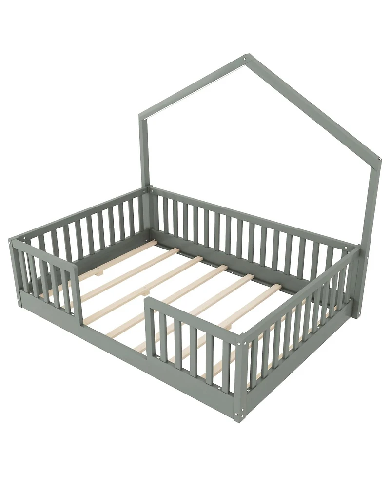 Streamdale Furniture Montessori Floor Bed with Light