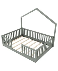 Streamdale Furniture Montessori Floor Bed with Light