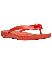 FitFlop Women's Iqushion Glossy-Button Slip-On Sandals