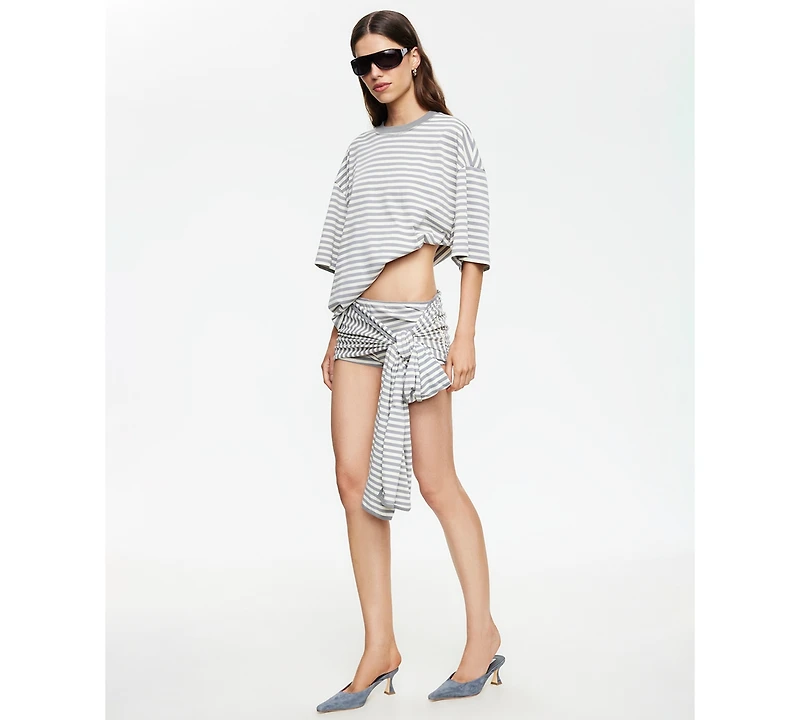 Lioness Women's Striped Crewneck T-Shirt