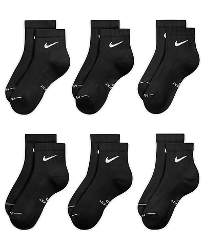 Nike Men's Elevated Everyday Ankle Socks, 6-Pack