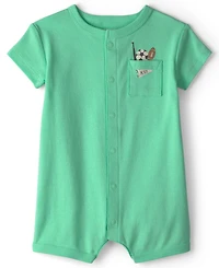 Carter's Baby Boys' Cotton Short-Sleeve Romper