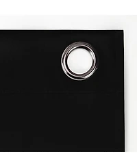 Sun Zero Sheridan Magnetic Closure Blackout Grommet Curtain Panel Pair