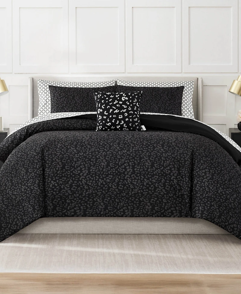 Nine West Leopard Bed in a Bag 8-Pc. Comforter Set