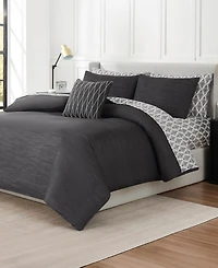 Nine West Nouveau Geometric Bed in a Bag 8-Pc. Comforter Set