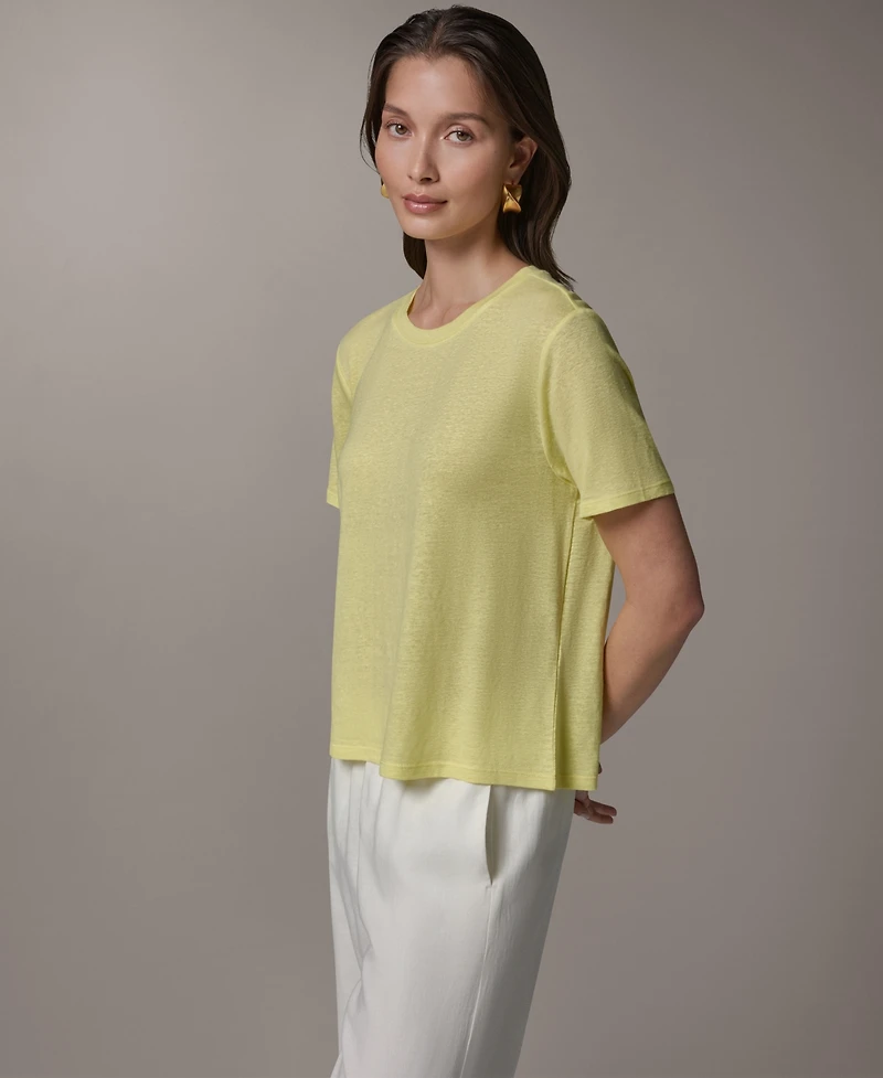Donna Karan Weekend Women's Striped Short-Sleeve T-Shirt
