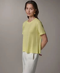 Donna Karan Weekend Women's Striped Short-Sleeve T-Shirt