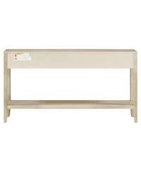 Streamdale Furniture 59.1" Farmhouse Entryway Table with 3 Drawers and Bottom Shelf.