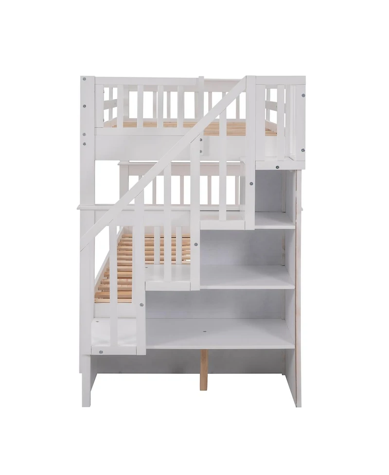 Streamdale Furniture Twin Bunk Bed w/ 3 Drawers