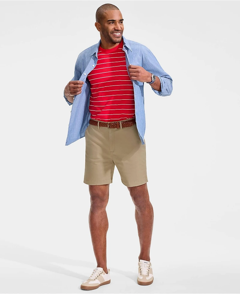 Lands' End Men's Knockabout 7" Comfort Waist Classic Fit Chino Short