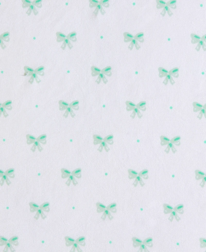 Laura Ashley Lovely Bows Microfiber -Pc. Sheet Set