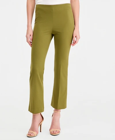 Anne Klein Women's Pull-On Kick-Flare Ankle Pants