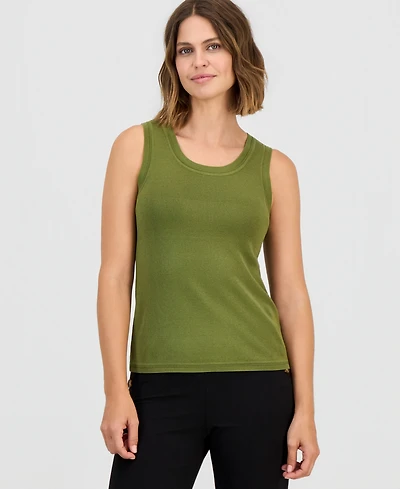 Anne Klein Women's Scoop Neck Tank Top