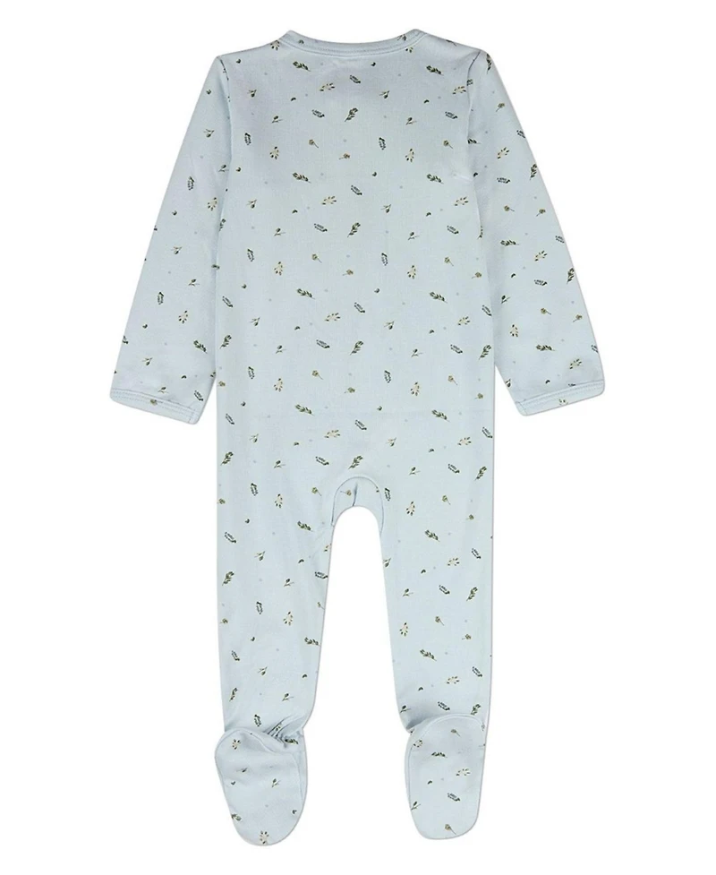 MeMoi Baby Girls Tiny Leaves Footie