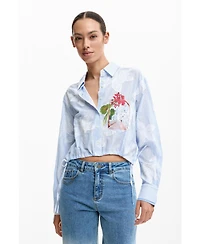 Desigual Women's Short Printed Shirt