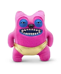 Fuggler Zuru Gold Fuggs Greedy Grinner Pink Funny Ugly Monster Plush Toy