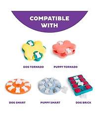 Aronkl Paw N Play Interactive Dog Puzzle Level 2 Intermediate Enrichment Treat Feeder Slow Eating Mental Stimulation